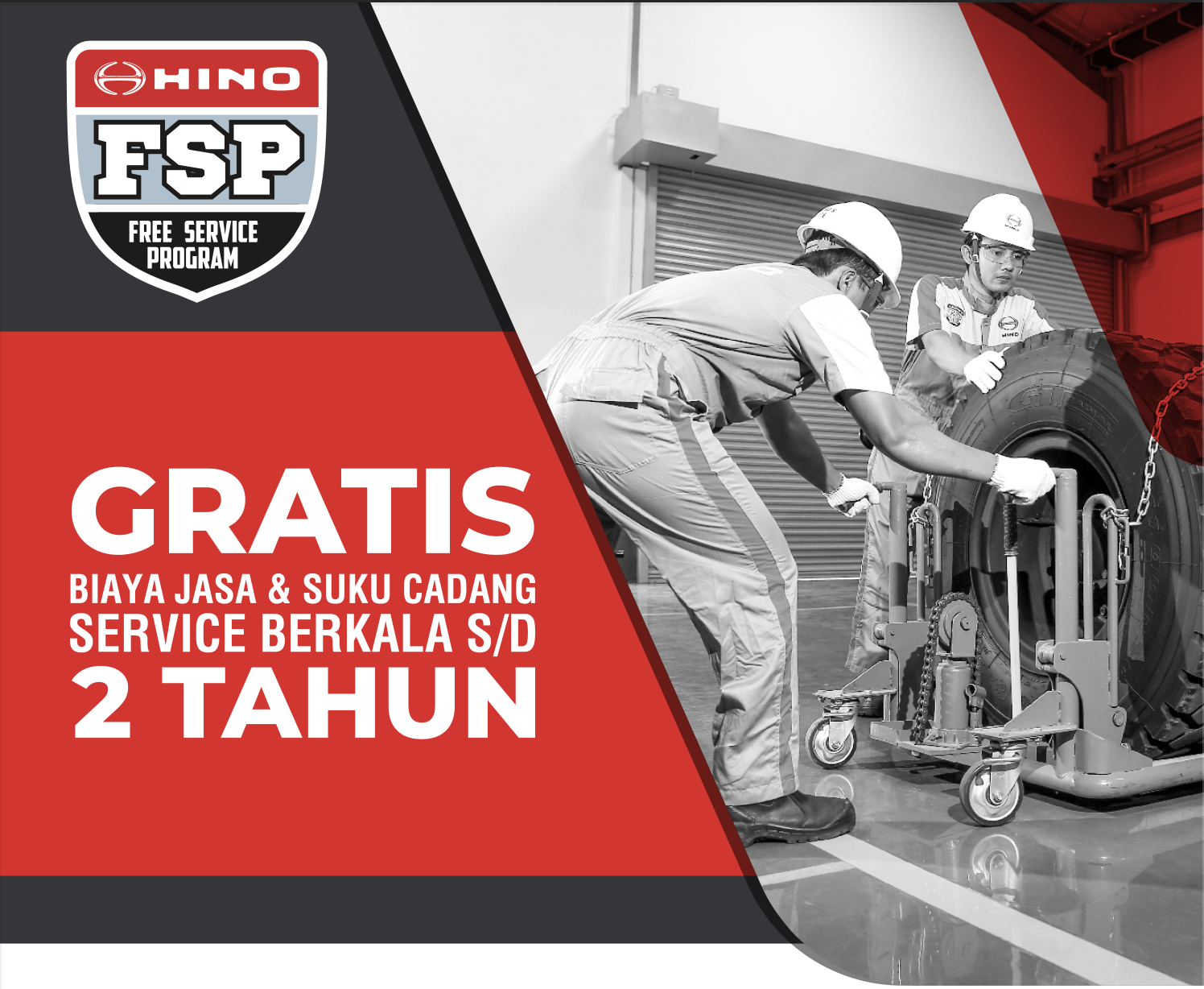 Penjelasan Program Hino Terbaru 2026 Free Service (FSP) Hino 300 Series dan Hino 500 Series 