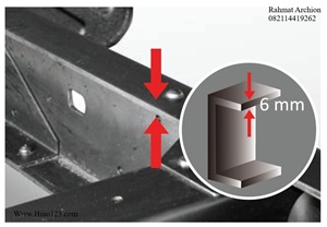 Rangka Kuat atau Sasis Truk Hino Dutro